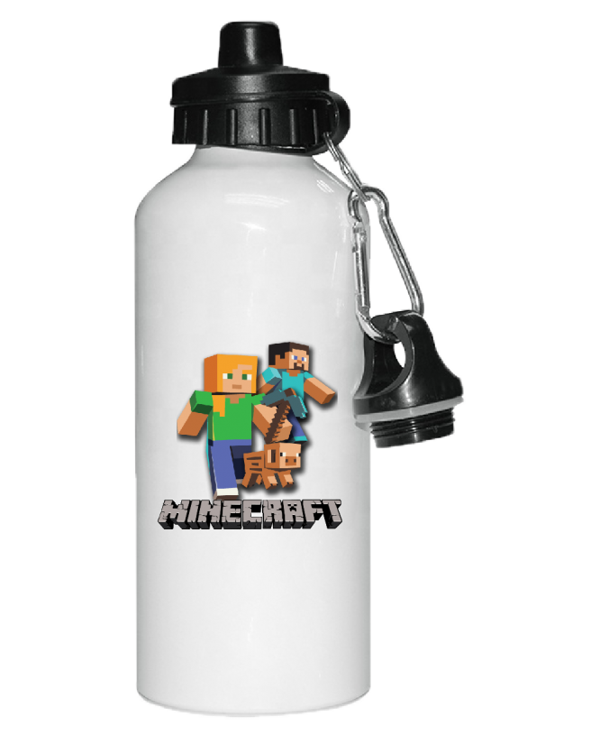 Puodelis  Minecraft Alex and Steve